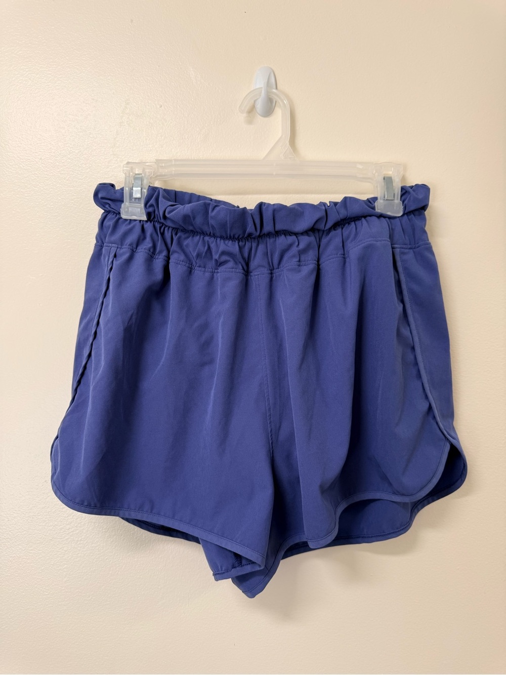 Yogalicious Ruffled Waist Athletic Shorts